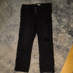Levi's | Black Straight Leg Jeans